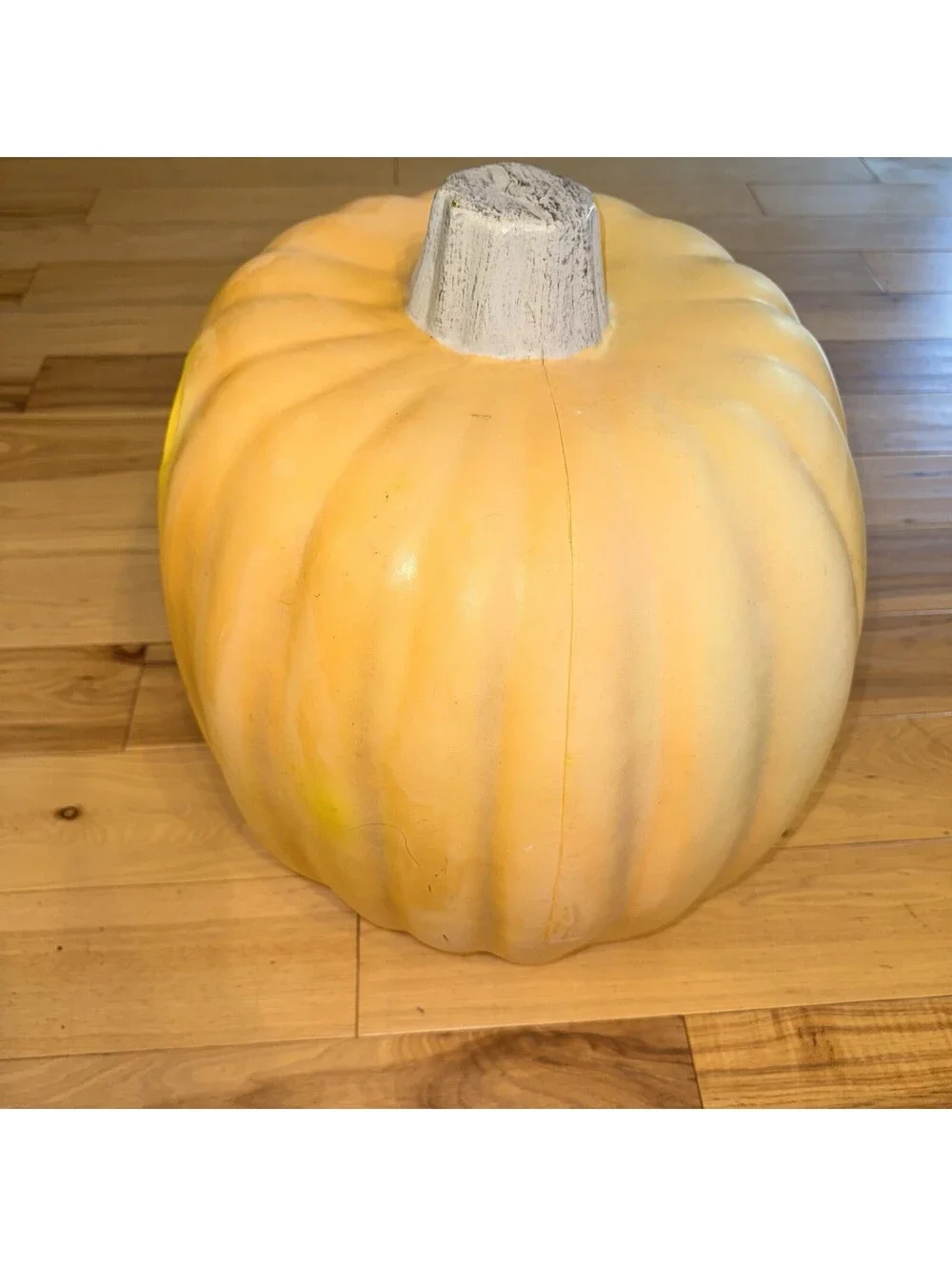Large Vintage Pumpkin Blow Mold 20” Plastic Light-Up Jack-o-Lantern 1990s